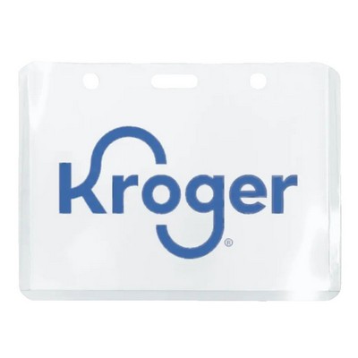 4.3*3.3 Horizontal Vinyl Badge Holder