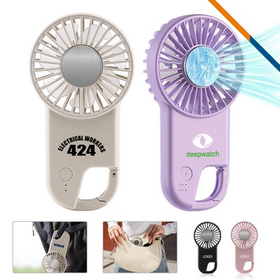 Garet Ice Cooling Carabiner Handheld Fan