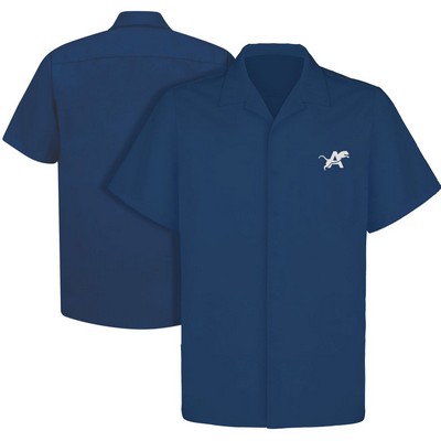 Men's Cuban Collar Short Sleeve Shirt