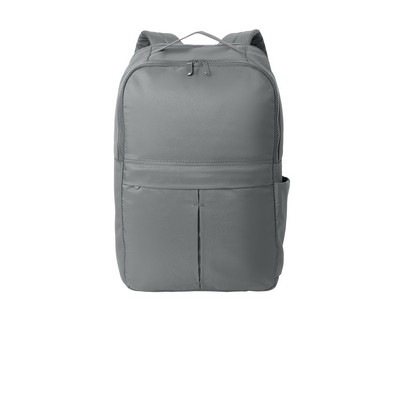 Port Authority BG235 Matte Backpack with Sewn-on Patch