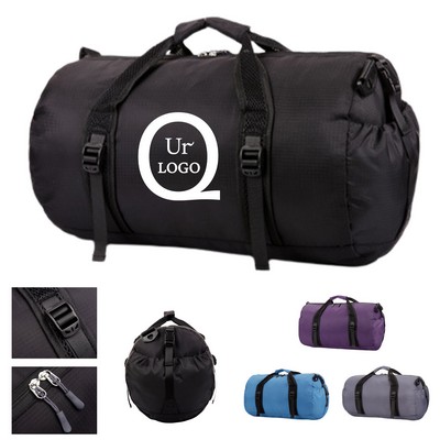 17.72x10.24" Foldable Travel Polyester Duffel Bag