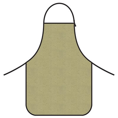 Basic Apron 20"x28" -Adjustable neck-Round corner -100% Natural Cotton Canvas