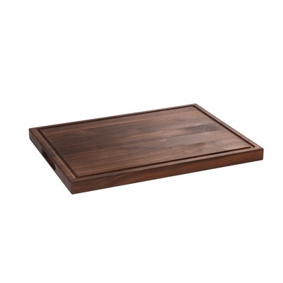 Walnut butcher block with juice groove and intended handles 20x15x1-1/4