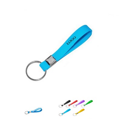 Silicone Wristband Key Chain