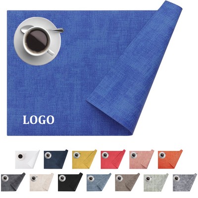 Faux Leather Heat Resistant Placemats