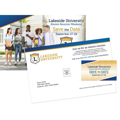 Magnet Mailer SuperSize Postcard (8.5" x 5.5") w/ Small Magnet (3.5" x 2")