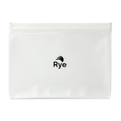 Reusable Stand Up Storage Bag 6 cup - Clear