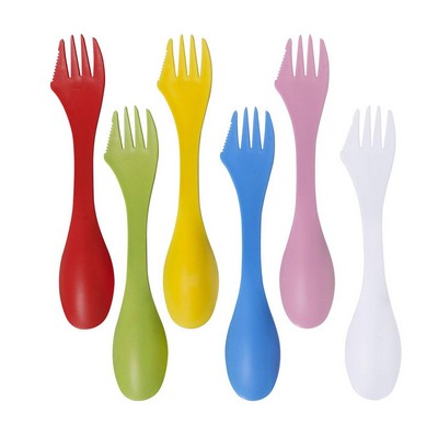 3-In-1 Plastic Spork Spoon