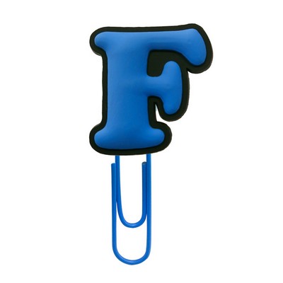 Patch Letter Series - Letter F Paper Clip