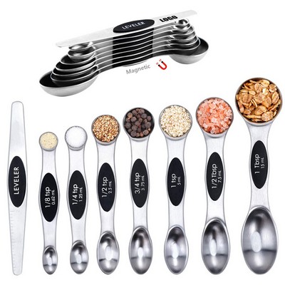 Magnetic 8-In-1 Dual Sides Measuring Spoons Kits