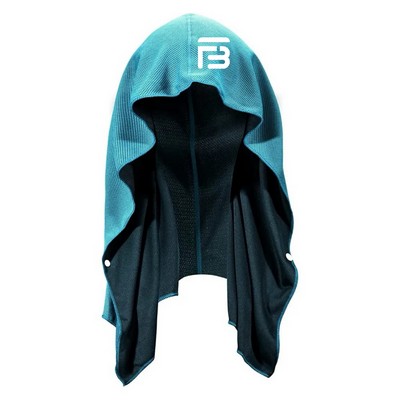 Sun Protection Cooling Hoodie Towel
