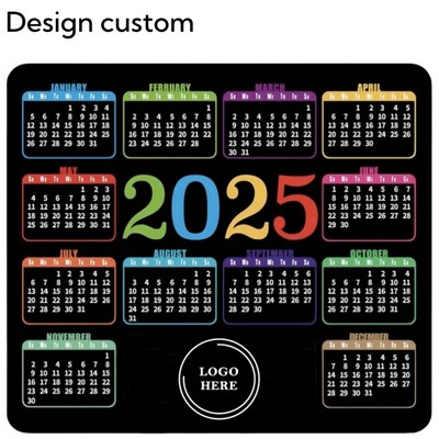 Non-Slip Rubber Base Mouse Pad with Stitched Edge