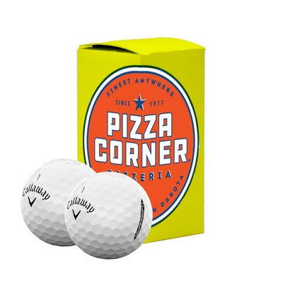 Callaway Super Soft Golf Ball in Custom Two Ball Sleeve