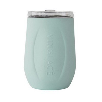 10 Oz. Glass Lined Wine Glass Sea Glass