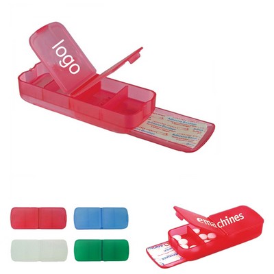 Bandage Dispenser with Pill Box