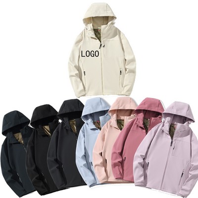 Couples Warm Soft Shell Windproof Waterproof Jacket