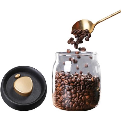 500ml Vacuum-Sealed Airtight Coffee Storage Jar
