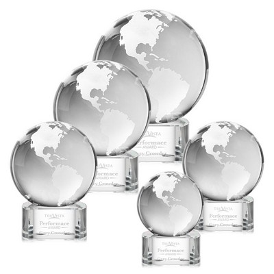 Globe Award on Paragon Base - Clear