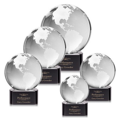 Globe Award on Paragon Base - Black