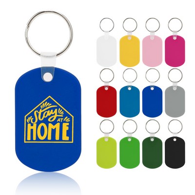Oval Plastic Retro Key Holder