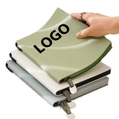 A5 Notebook with Lychee Leather Texture