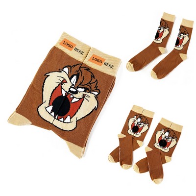 Cartoon Character Pattern Socks