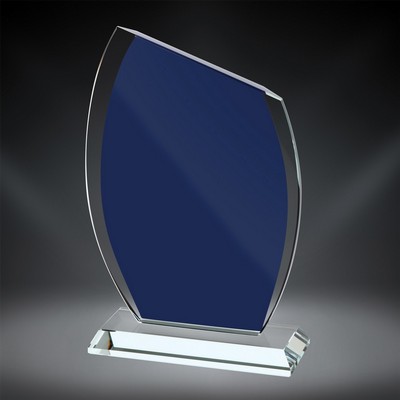 7 3/4" x 5" - Azure Peak Glass, Blue