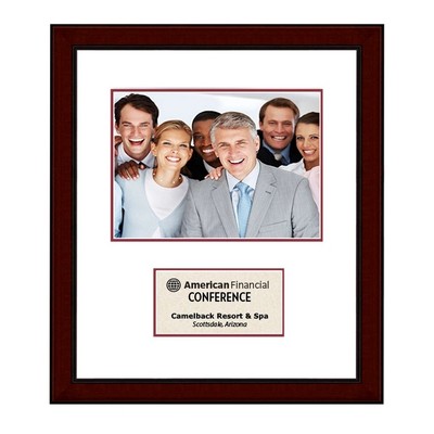 Custom Williamsburg Mahogany Matted & Framed Photo