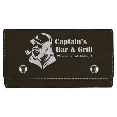 Leatherette Card & Dice Set