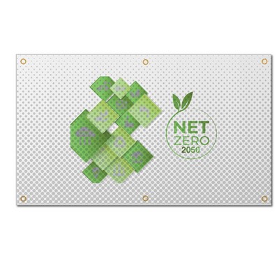 10oz Full Color UV Printed Mesh Vinyl Banner - per sq ft