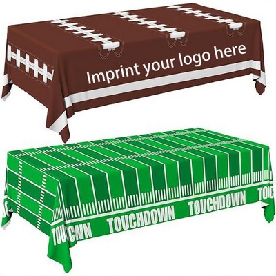 Custom Football Party Disposable Decoration Tablecloth
