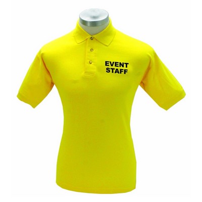 Event Staff Polo Shirt (Yellow)
