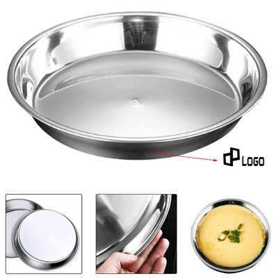 Polished Stainless Steel Round Plate