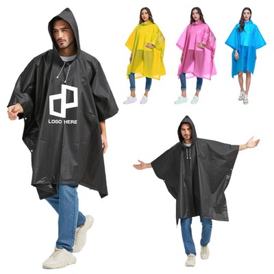 Portable Eva Raincoats Ponchos For Adults