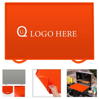 36" Thick Silicone Barbecue Pad With Handle