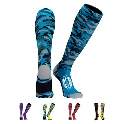 Knee-High Knitted Baseball Socks(sizes 7-12)