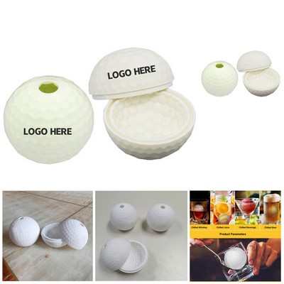 Silicone Golf Ball - shaped Ice Cube Molds