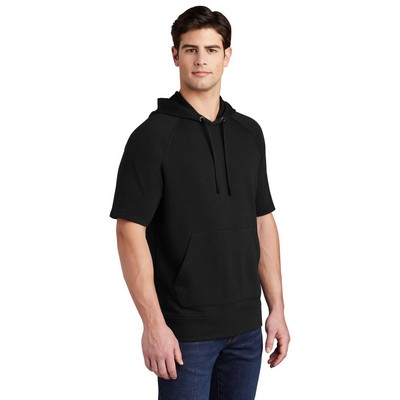 Sport-Tek PosiCharge Tri-Blend Wicking Fleece Short Sleeve Hooded Pullover