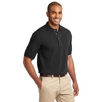 Port Authority® Heavyweight Cotton Pique Polo