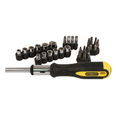 Stanley 29Pc Multibit Ratcheting Screwdriver Set