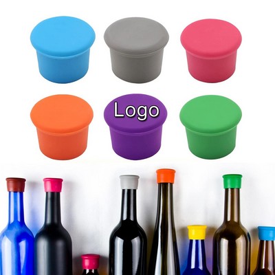 Reusable silicone bottle stoppers for wine and beer bottles