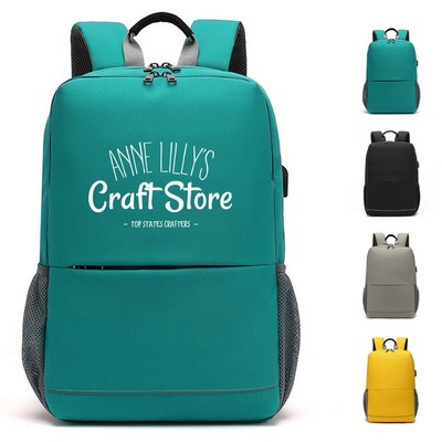 Water-resistant Convenient Charge Laptop Backpack