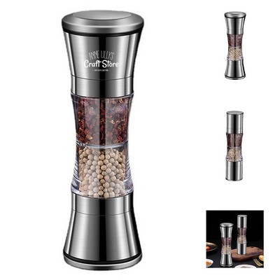 2" 1 Salt and Pepper Shakers Manual Grinder