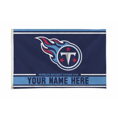 Tennessee Titans Personalized NFL® Flag (3'x5')