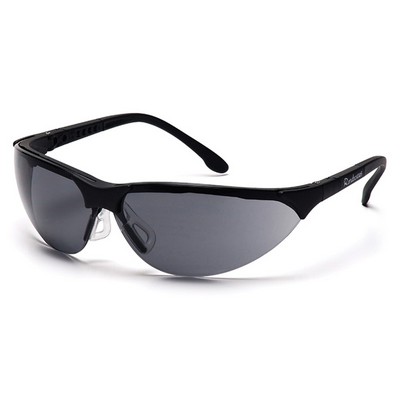 Rendezvous Safety Glasses, Black Frame with Gray H2X Anti-Fog Lens