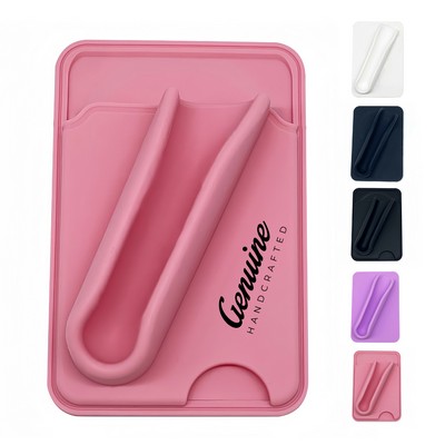 Portable Lipstick Phone Card Holder