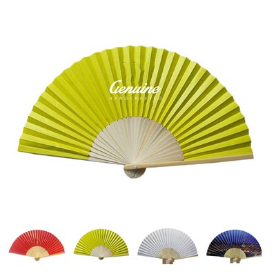 Portable Paper Folding Fan