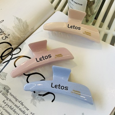 4" Large Glittering Cellulose Acetate Hair Claw Clips Hair Clips