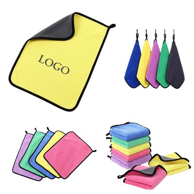 Multifunctional Coral Fleece Car Cleaning Towel