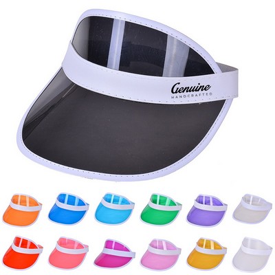 Sun Visor Plastic Translucent Cap